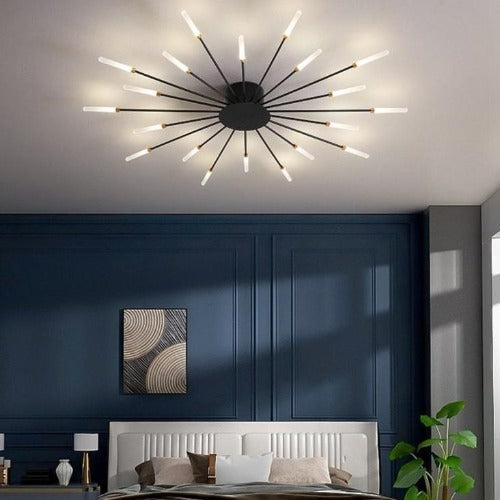 Plafonnier Salon Moderne à led lumineuse
