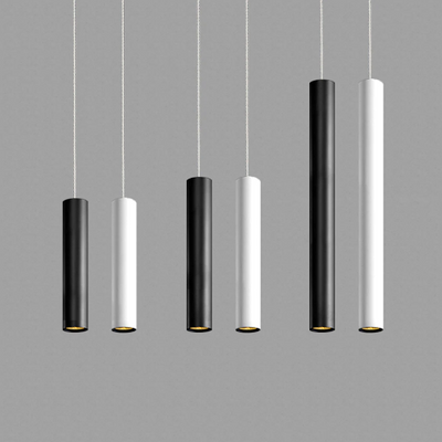 Lustre Salon Moderne simple tube aluminium