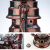 Lustre Salon industriel bronze rétro